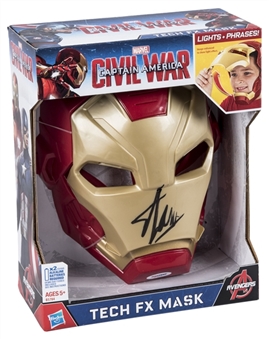Stan Lee Autographed Ironman Mask (PSA/DNA)